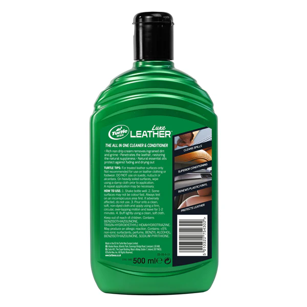 Turtle Wax UK Luxe Leather Cleaner & Conditioner - Image 2
