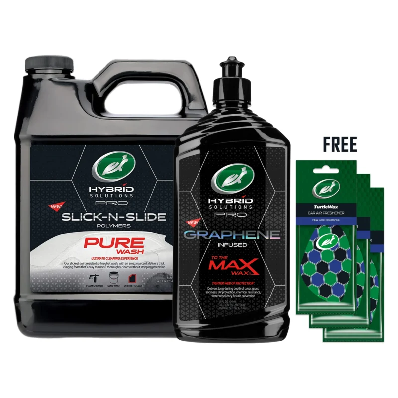 Hybrid Solutions Pro Bundle: Pure Wash & To The Max Wax - Free Air Freshener